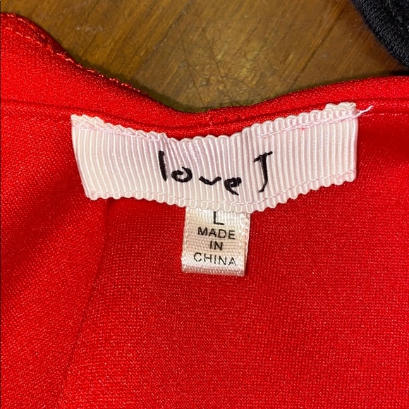 Love J Poly Spandex Ruffle Top - Picture 4 of 6